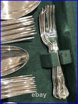 KINGS By EBEN PARKER SHEFFIELD 50 Piece Canteen of Cutlery EPNS A1