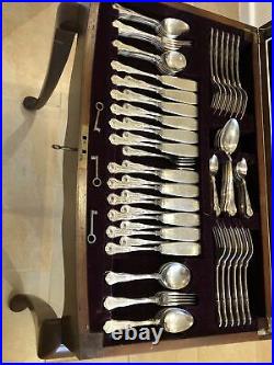 KINGS Design 117 Piece VINERS SHEFFIELD Silver Service Canteen of Cutlery Table