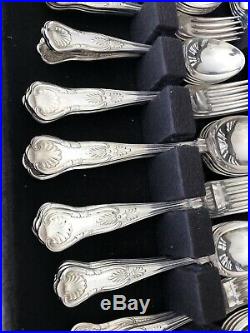 KINGS Design ARTHUR PRICE SHEFFIELD Silver Service 68 Piece Canteen of Cutlery