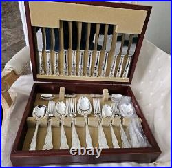 KINGS Design Arthur Price Silver Service 44 Piece, EPNS, Used Once