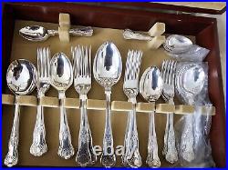KINGS Design Arthur Price Silver Service 44 Piece, EPNS, Used Once