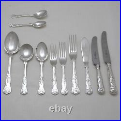 KINGS Design Arthur Price of England Silver Service 84 Piece Canteen of Cutlery