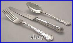 KINGS Design COOPER LUDLAM Sheffield Silver Service 44 Piece Canteen of Cutlery