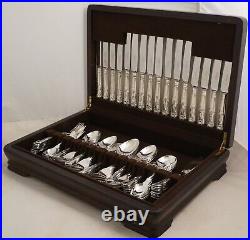 KINGS Design Chinacraft Sheffield Silver Service 84 Piece Canteen of Cutlery