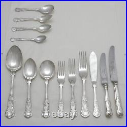 KINGS Design EBEN PARKER Sheffield Silver Service 74 Piece Canteen of Cutlery