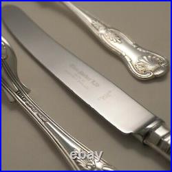 KINGS Design EBEN PARKER Sheffield Silver Service 84 Piece Canteen of Cutlery