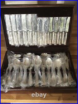 KINGS Design FRANCIS GREAVES & SONS Sheffield 126 Piece Canteen of Cutlery EPNS
