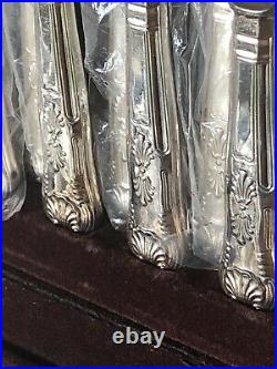 KINGS Design FRANCIS GREAVES & SONS Sheffield 126 Piece Canteen of Cutlery EPNS