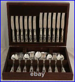 KINGS Design FRANCIS GREAVES & SONS Silver Service 44 Piece Canteen of Cutlery