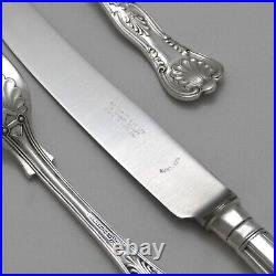 KINGS Design GARRARD & CO London Silver Service 64 Piece Canteen Cutlery Set