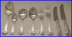 KINGS Design GEORGE BUTLER SHEFFIELD Silver Service 44 Piece Canteen of Cutlery