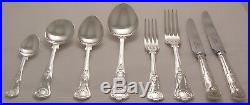 KINGS Design GEORGE BUTLER SHEFFIELD Silver Service 60 Piece Canteen of Cutlery