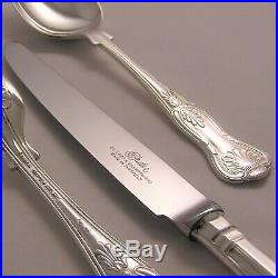 KINGS Design GEORGE BUTLER SHEFFIELD Silver Service 60 Piece Canteen of Cutlery