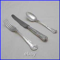 KINGS Design George Butler & Co Silver Service 148 Piece Canteen of Cutlery Set