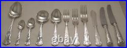 KINGS Design HARTS THE SILVERSMITHS Silver Service 124 Piece Canteen of Cutlery