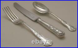 KINGS Design HARTS THE SILVERSMITHS Silver Service 62 Piece Canteen of Cutlery