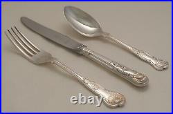 KINGS Design HOUSLEY & SONS Sheffield Silver Service 47 Piece Canteen of Cutlery