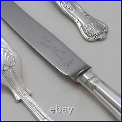 KINGS Design ROBERTS & DORE Sheffield Silver Service 44 Piece Canteen of Cutlery