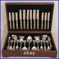 KINGS Design SHEFFIELD MADE Silver Service 124 Piece Canteen of Cutlery