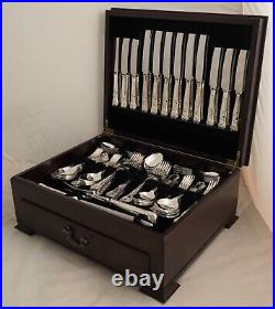 KINGS Design SHEFFIELD MADE Silver Service 127 Piece Canteen of Cutlery