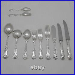 KINGS Design SHEFFIELD Made Silver Plated 84 Piece Canteen of Cutlery