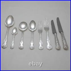 KINGS Design SHEFFIELD Made Silver Service 44 Piece Canteen of Cutlery