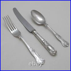 KINGS Design SHEFFIELD Made Silver Service 44 Piece Canteen of Cutlery Set