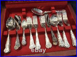 KINGS Design SMITH SEYMOUR LTD Silver Service 55 Piece Canteen of Cutlery