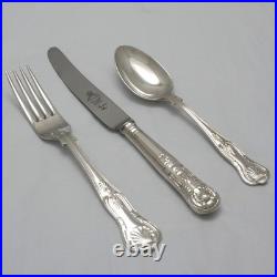 KINGS Design Sheffield England Silver Service 44 Piece Canteen of Cutlery Set