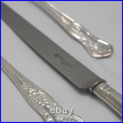 KINGS Design Sheffield Made Silver Service 86 Piece Canteen of Cutlery Set