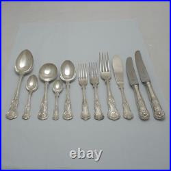 KINGS Design Smith Seymour Sheffield Silver Service 62 Piece Canteen of Cutlery