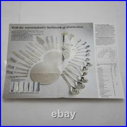 KINGS Pattern Eben Parker Sheffield Silver Service 124 Piece Canteen of Cutlery