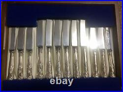 KINGS Pattern GRENADIER Silversmiths Silver Plated 44 Piece Canteen of Cutlery