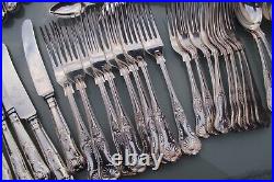 KINGS Pattern WARRISS ARTHUR PRICE Silver Plated Canteen of Cutlery 72 PIECES