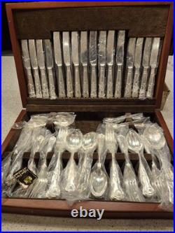 Kings Pattern Arthur Price Sovereign Silver Service 84 Piece Canteen of Cutlery