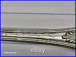 Kings pattern silver spoons 7 piece mixed silver # 5825