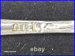 Kings pattern silver spoons 7 piece mixed silver # 5825