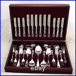 LA REGENCE Design Chinacraft London Silver Service 84 Piece Canteen of Cutlery