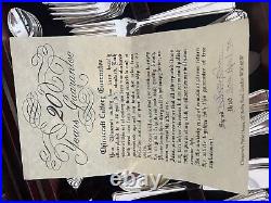 LA REGENCE Design Chinacraft London Silver Service 92 Piece Canteen of Cutlery