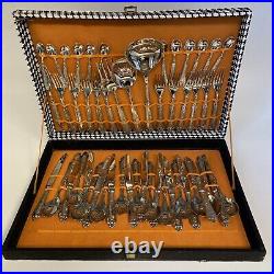 LBL Italy Vintage Silver Plated Cutlery Set of 51 Pieces B132