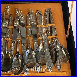 LBL Italy Vintage Silver Plated Cutlery Set of 51 Pieces B132