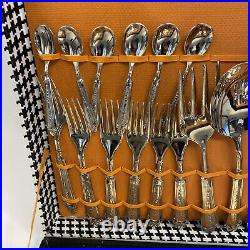 LBL Italy Vintage Silver Plated Cutlery Set of 51 Pieces B132