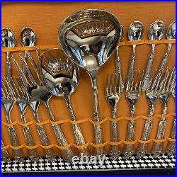 LBL Italy Vintage Silver Plated Cutlery Set of 51 Pieces B132