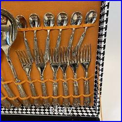LBL Italy Vintage Silver Plated Cutlery Set of 51 Pieces B132