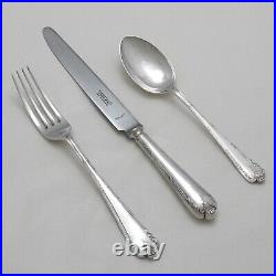 LOUIS XVI Design GARRARD & CO London Silver Service 48 Piece Canteen Cutlery Set