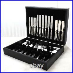 LOUIS XVI Design GARRARD & CO London Silver Service 48 Piece Canteen Cutlery Set