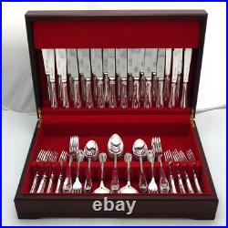 LOUIS XVI Design MAPPIN & WEBB London Silver Service 68 Piece Canteen of Cutlery