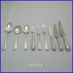 LOUIS XVI Design MAPPIN & WEBB London Silver Service 68 Piece Canteen of Cutlery