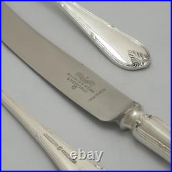 LOUIS XVI Design MAPPIN & WEBB London Silver Service 68 Piece Canteen of Cutlery