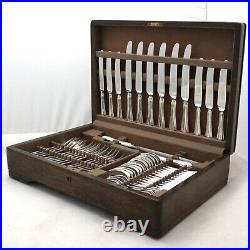 LOUIS XVI Design MAPPIN & WEBB Silver Service 49 Piece Canteen of Cutlery Set